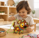 Kit Alinhavo Montessori de Madeira – Coordenação Motora Infantil
