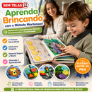 Livro Sensorial Montessori em Feltro para Bebês e Crianças | Brinquedo Educativo de Viagem e Desenvolvimento Infantil – Play Grow Kids