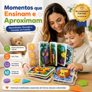 Livro Sensorial Montessori em Feltro para Bebês e Crianças | Brinquedo Educativo de Viagem e Desenvolvimento Infantil – Play Grow Kids