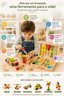 Maleta de Ferramentas de Construção em Madeira – Play Grow Kids