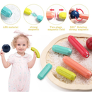 128/144/64PECAS Blocos De Construção 3d Magnéticos Brinquedo ímã Varas Bolas Jogo Montagem Para Crianças