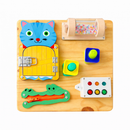 Cubo Sensorial Baú - com 22 atividades montessori